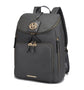 Angela Large Vegan Leather Backpack: Sustainable and Stylish - EcoArtisans