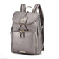 Angela Large Vegan Leather Backpack: Sustainable and Stylish - EcoArtisans
