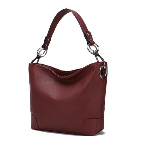 Emily Soft Vegan Leather Hobo Handbag - EcoArtisans