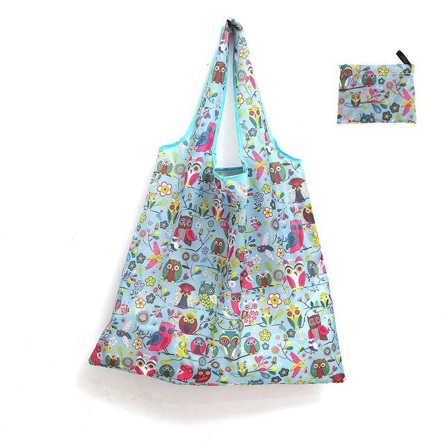 Foldable Shopper Bag Reusable Shopping Bag For Grocery Beach Toy Storage Bags Women Tote Stock Bags Eco-Friendly Large Handbags - EcoArtisans