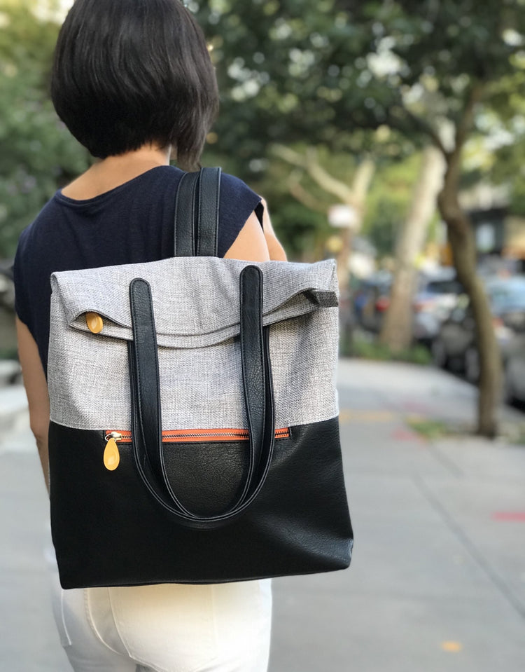 Greenpoint Convertible Backpack Purse and Tote - EcoArtisans