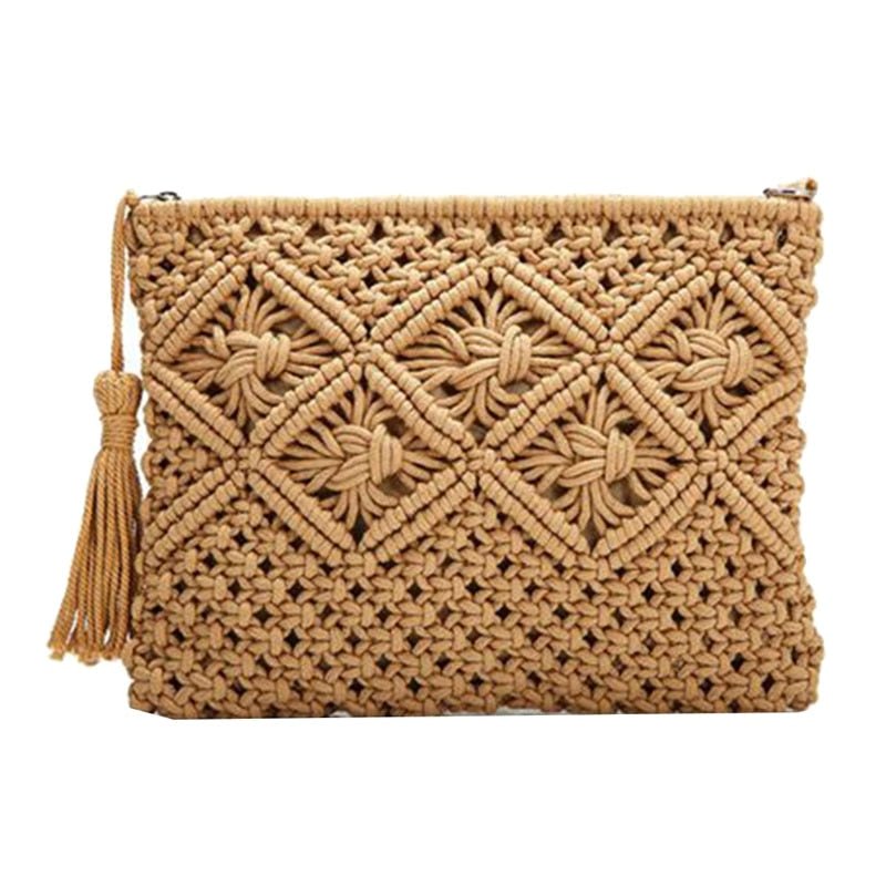 Hand-Woven Cotton Clutch Handbag: A Sustainable and Stylish Way to Carry Your Essentials - EcoArtisans