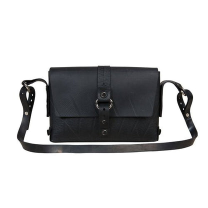 Reina Black Vegan Handbag - EcoArtisans